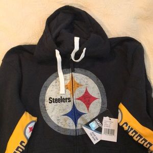 Steelers zip up hoodie